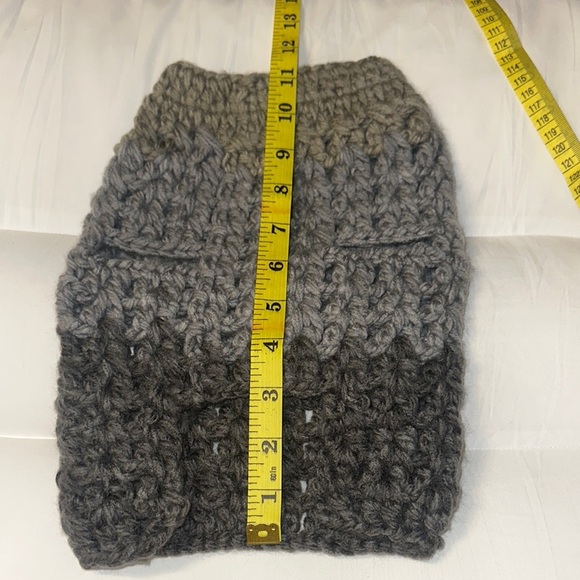 Hand Crafted Crochet Chunky Dog Sweater - Picture 4 of 5